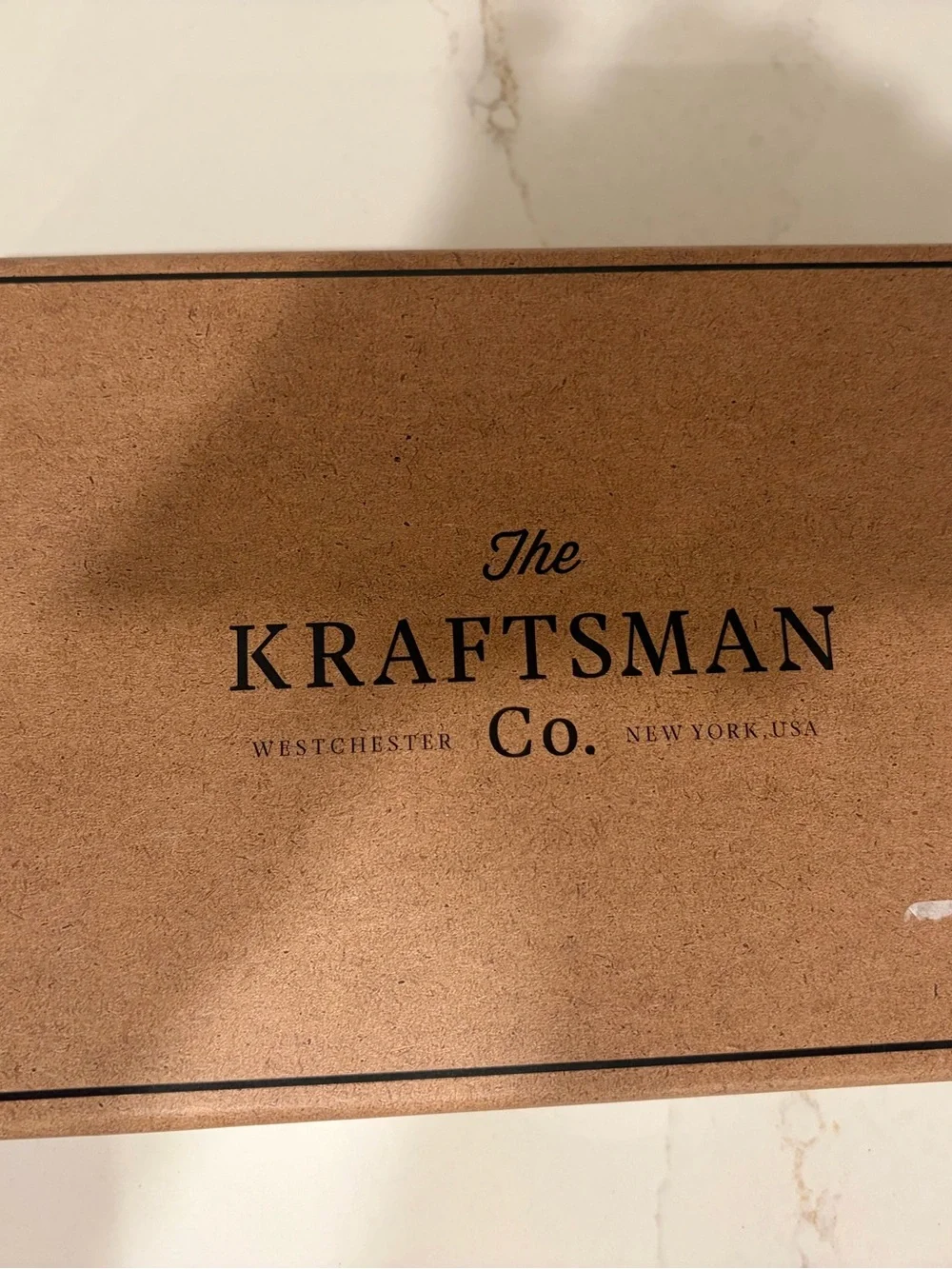 The Kraftsman Navy and Brown Cross-Stitch Duck Valet Tray